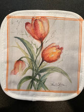 Load image into Gallery viewer, Orange Tulip Pot Holder  By Pam Wetzel
